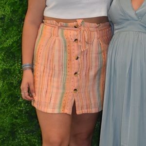 Altar’d State Boho Multi Color Skirt Size M but Fits L/XL Better